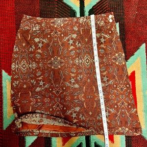 JJill rust color skirt. Size 12 petite.